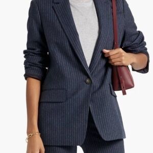 Vince Dark Blue Pinstripe Blazer NWOT